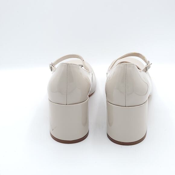 Journee Collection Okenna Mary Jane Pump Heel Nude Women's Size 8 - Picture 6 of 7